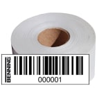 BENNING - Barcodeetiketten/ barcode labels (Nr. 3001 - 4000)