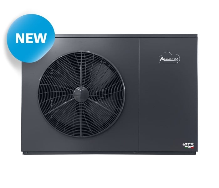 ZCS AZZURRO - Luft/Wasser-Wärmepumpe R290 Monoblock 9 kW, 3-phasig