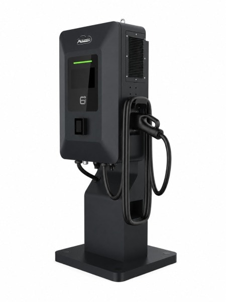 ZCS AZZURRO - Standfuß Stahl, grau für Ladestation 40K Mobox 1470 mm Höhe