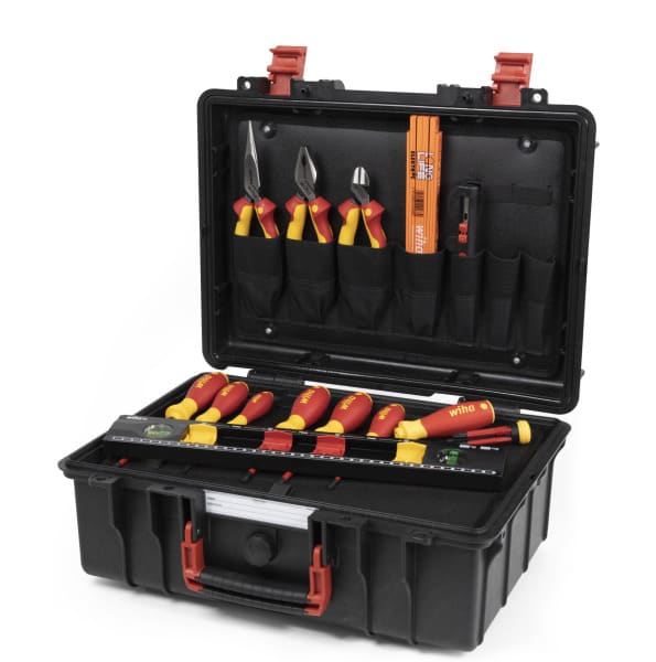 WIHA WERKZEUGE - Werkzeugkoffer Basic Set L electric 18-tlg.
