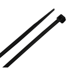 TRADEFORCE - UV-beständiger Industrie-Kabelbinder, 200 x 3,6 mm, Schwarz, Innen/Außen, 100 Stück
