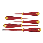 TRADEFORCE - 5-teiliger isolierter Schraubendrehersatz PZ/Schlitz
