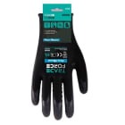 TRADEFORCE - Arbeitshandschuh Force Allround 15G Schwarze Nylon+Spandex Schwarze Schaum-Nitrilhandschuhe Touchscreen M