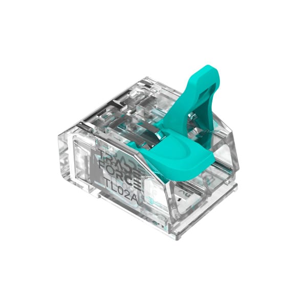 TRADEFORCE - Verbindungsklemme mit Hebeln ''TL02A'' 2*0.2~4 mm²
