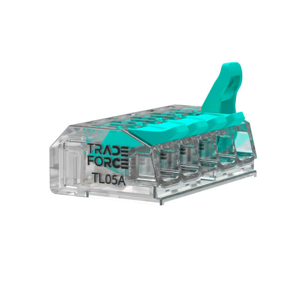 TRADEFORCE - Verbindungsklemme mit Hebeln ''TL05A'' 5*0.2~4 mm²