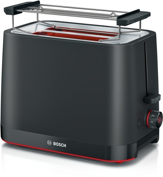BOSCH BSHG CP - Toaster 2Schlitz 950W stufenl. Auft Aufw Brötchenaufs. sw