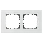 MDT - MDT Glasrahmen 2-fach für 55 mm Programme, Weiß