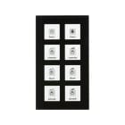 MDT - KNX Glastaster Plus 8-fach, Schwarz