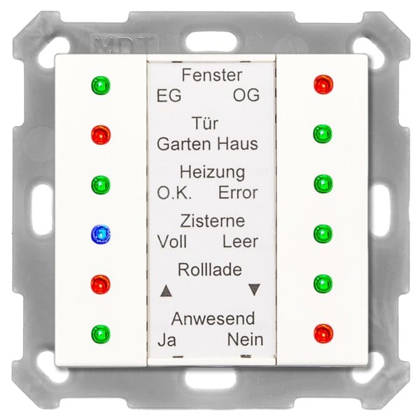 MDT - KNX LED Anzeige 55, Reinweiß glänzend
