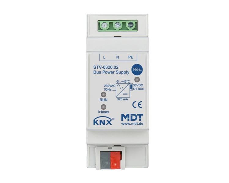 MDT - KNX Busspannungsversorgung, 2TE REG, 320 mA