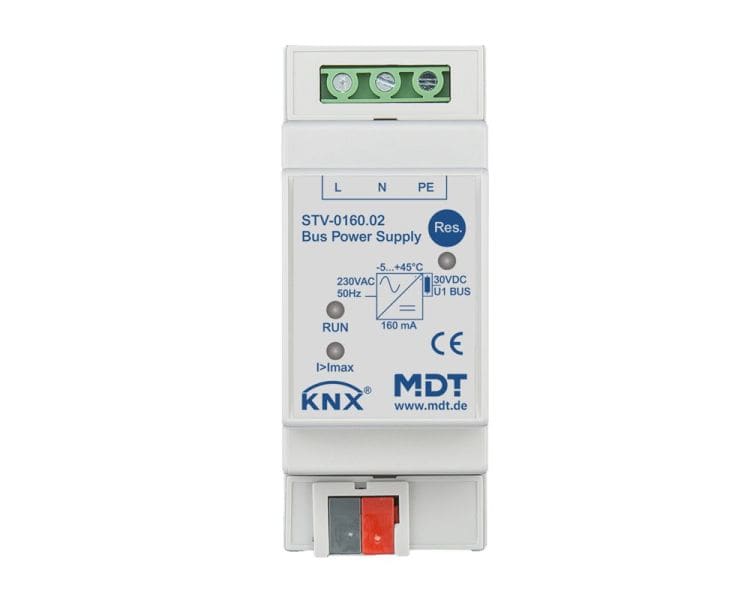 MDT - KNX Busspannungsversorgung, 2TE REG, 160 mA