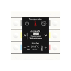 MDT - KNX Bedienzentrale Smart 86 mit Farbdisplay, Kunststoff, Reinweiß glänzend
