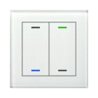 MDT - KNX Glastaster II Light 2-fach, RGBW, Temperatursensor, Weiß, Neutral