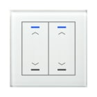 MDT - KNX Glastaster II Light 2-fach, RGBW, Weiß, Jalousie