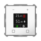 MDT - KNX Raumtemperatur-Nebenstelle Smart 63, Studioweiß glänzend