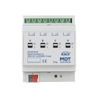 MDT - KNX Schaltaktor 4-fach, 4TE REG, 16/20 A, 230 V AC, C-Last, Industrie, 200 µF