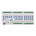 MDT - KNX Schaltaktor 24-fach, 12TE REG, 16 A, 230 V AC, C-Last, Standard, 140 µF