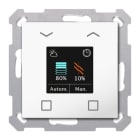 MDT - KNX Jalousietaster Smart 55 mit Farbdisplay, Reinweiß glänzend