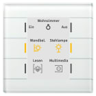 MDT - KNX Glastaster II Smart mit Farbdisplay, Weiß