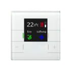 MDT - KNX Glas Raumtemperaturregler Smart mit Farbdisplay, Weiß