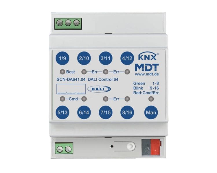 MDT - DALI Control 64 Gateway, 4TE REG, KNX, MDT