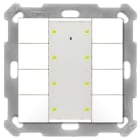 MDT - KNX Taster Plus 55 8-fach, Reinweiß glänzend
