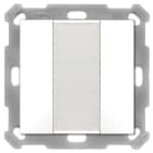 MDT - KNX Taster 55 2-fach, Reinweiß glänzend