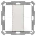 MDT - KNX Taster 55 4-fach, Reinweiß glänzend
