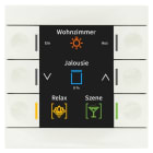 MDT - KNX Taster Smart 86 mit Farbdisplay, Kunststoff, Reinweiß glänzend