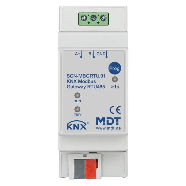 MDT - KNX Modbus Gateway RTU485, 2 TE REG