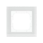 MDT - MDT Glasrahmen 1-fach für 63 mm Programme, Weiß