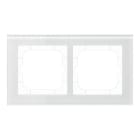 MDT - MDT Glasrahmen 2-fach für 63 mm Programme, Weiß