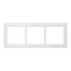 MDT - MDT Glasrahmen 3-fach für 63 mm Programme, Weiß