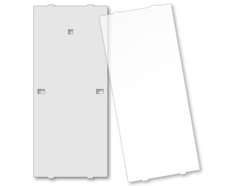 MDT - MDT Schriftfeldabdeckung für BE-TA55P2.x2