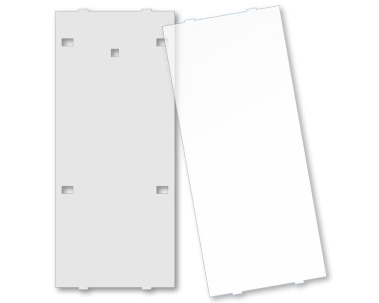 MDT - MDT Schriftfeldabdeckung für BE-TA55P4.x2