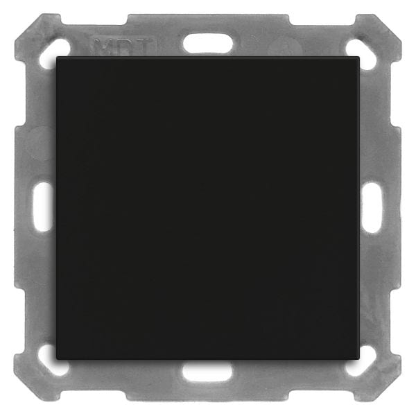 MDT - KNX Taster Light 55 Basic 1-fach, Schwarz matt, Neutral