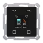 MDT - KNX Jalousietaster Smart 55 mit Farbdisplay, Schwarz matt