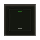 MDT - KNX Glastaster II Light 1-fach, RGBW, Temperatursensor, Schwarz, Neutral