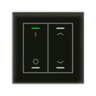 MDT - KNX Glastaster II Light 2-fach, RGBW, Temperatursensor, Schwarz, Schalten_Jal.