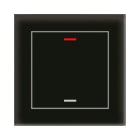 MDT - KNX Glastaster II Light 1-fach, RGBW, Schwarz, Neutral