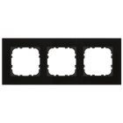 MDT - MDT Glasrahmen 3-fach für 55 mm Programme, Schwarz