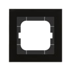 MDT - MDT Glasrahmen 1-fach für 63 mm Programme, Schwarz