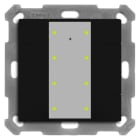 MDT - KNX RF+ Funk Taster Plus 8-fach mit Aktor, 55 mm, Schwarz matt