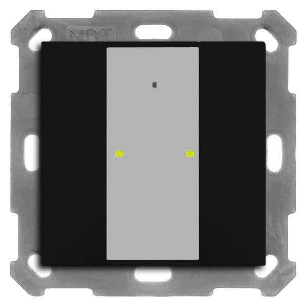 MDT - KNX Taster Plus 55 2-fach, Schwarz matt