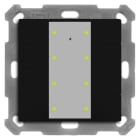 MDT - KNX Taster Plus TS 55 8-fach, Schwarz matt