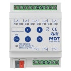 MDT - KNX Schaltaktor 8-fach, 4TE REG, 16 A, 230 V AC, Kompakt, 70µF, 10 EVG, Secure