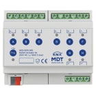MDT - KNX Schaltaktor 8-fach, 6TE REG, 16 A, 230 V AC, C-Last,Standard,140µF, Secure