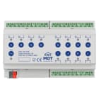 MDT - KNX Schaltaktor 12-fach, 8TE REG, 10 A, 230 V AC, C-Last,Standard,140µF, Secure
