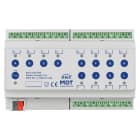 MDT - KNX Schaltaktor 12-fach, 8TE REG, 16 A, 230 V AC, C-Last,Standard,140µF, Secure