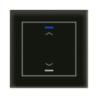 MDT - KNX Glastaster II Light 1-fach, RGBW, Schwarz, Jalousie, Secure